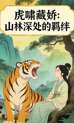 短剧《虎啸藏娇：山林深处的羁绊》海报