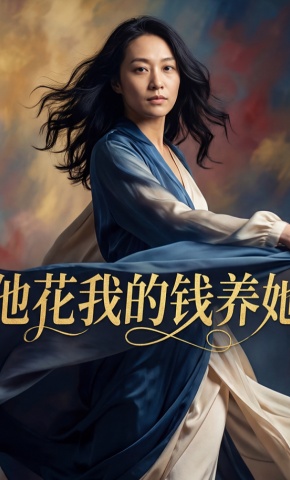 短剧《他花我的钱养她》海报