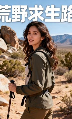 短剧《荒野求生路》海报