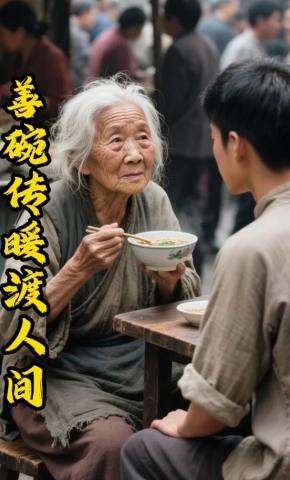 短剧《善碗传暖渡人间》海报