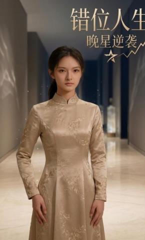 短剧《错位人生：晚星逆袭》海报