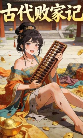 短剧《古代败家记》海报