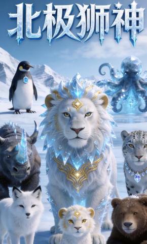 短剧《北极狮神》海报