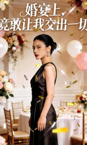 短剧《婚宴上，竟敢让我交出一切》海报