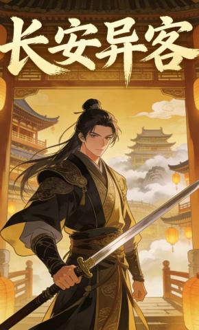 短剧《长安异客》海报