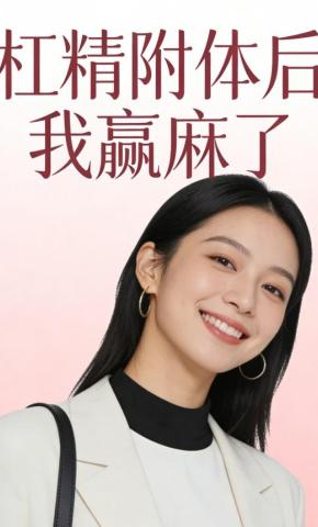 短剧《杠精附体后我赢麻了》海报