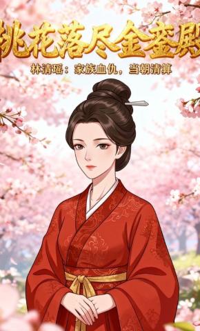 短剧《桃花落尽金銮殿》海报