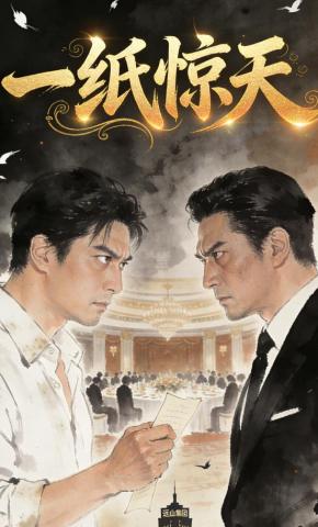 短剧《一纸惊天》海报