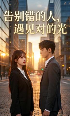 短剧《告别错的人，遇见对的光》海报