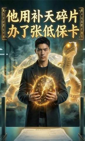 短剧《他用补天碎片，办了张低保卡》海报