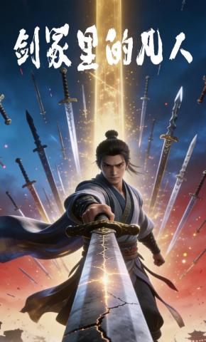 短剧《剑冢里的凡人》海报