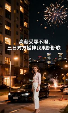 短剧《高薪受辱不闹，三日对方慌神我果断断联》海报