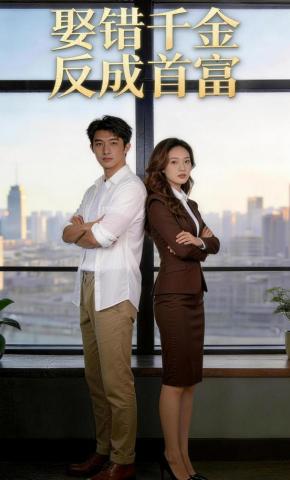 短剧《娶错千金，反成首富》海报