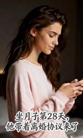 短剧《坐月子28天，他带着离婚协议来了》海报