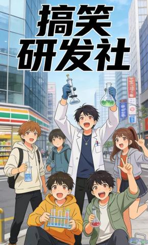 短剧《搞笑研发社》海报