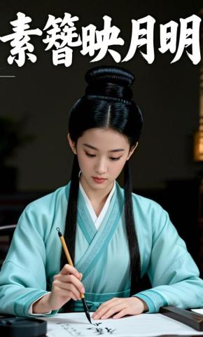 短剧《素簪映月明》海报