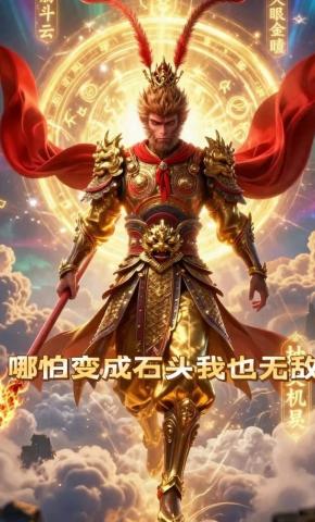 短剧《哪怕变成石头我也无敌》海报