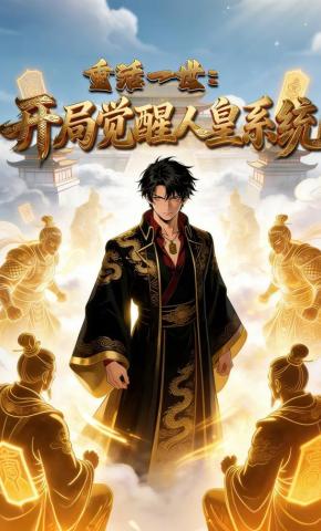 短剧《重活一世：开局觉醒人皇系统》海报