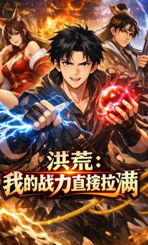 短剧《洪荒：我的战力直接拉满》海报