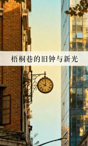 短剧《梧桐巷的旧钟与新光》海报