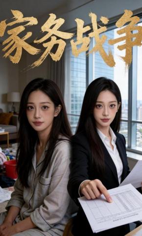 短剧《家务战争》海报