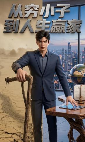 短剧《从穷小子到人生赢家》海报