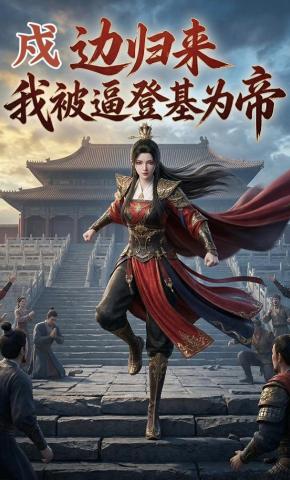 短剧《戍边归来我被逼登基为帝》海报