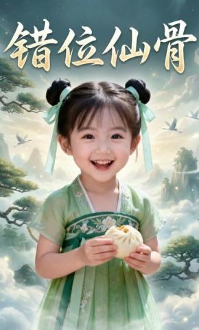 短剧《错位仙骨》海报