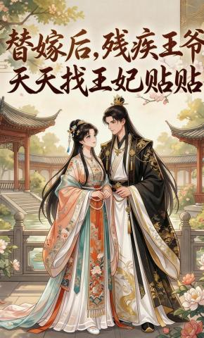 短剧《替嫁后，残疾王爷天天找王妃贴贴》海报