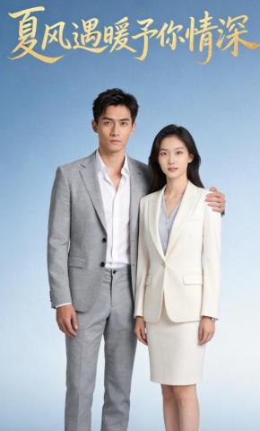 短剧《夏风遇暖，予你情深》海报