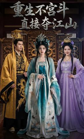 短剧《重生不宫斗，直接夺江山》海报