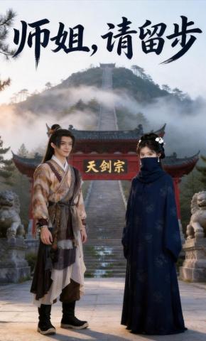 短剧《师姐，请留步》海报