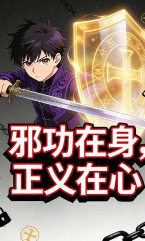 短剧《邪功在身，正义在心》海报