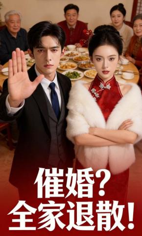 短剧《催婚？全家退散！》海报