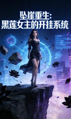 短剧《坠崖重生：黑莲女主的开挂系统》海报