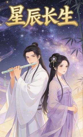 短剧《星辰长生》海报