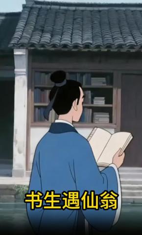 短剧《书生遇仙翁》海报