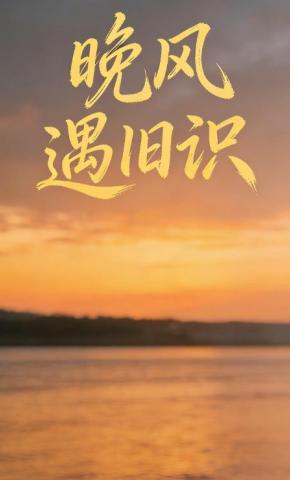 短剧《晚风遇旧识》海报