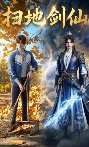 短剧《扫地剑仙》海报