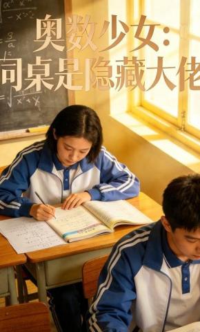 短剧《奥数少女：同桌是隐藏大佬》海报