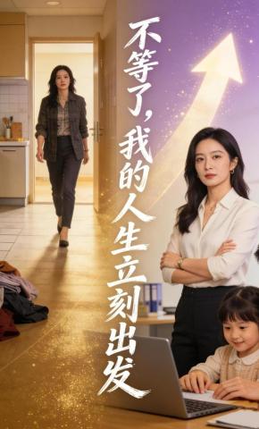 短剧《不等了，我的人生立刻出发》海报