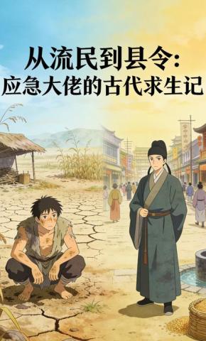 短剧《从流民到县令：应急大佬的古代求生记》海报