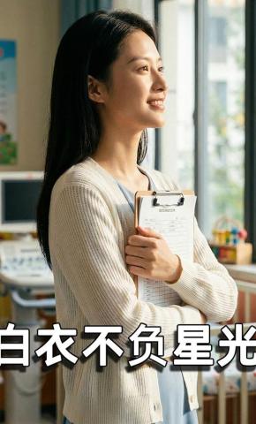 短剧《白衣不负星光》海报