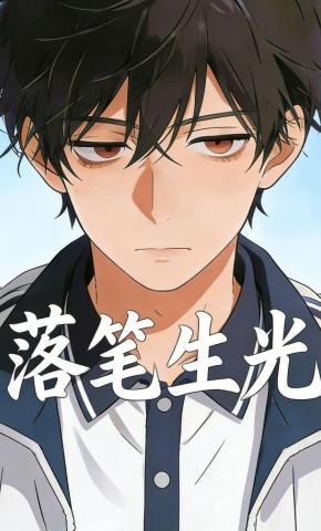 短剧《落笔生光》海报