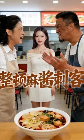 短剧《整顿麻酱刺客》海报