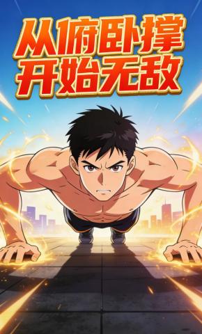短剧《从俯卧撑开始无敌》海报