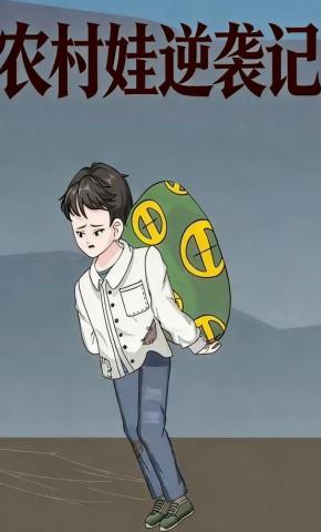 短剧《农村娃逆袭记》海报