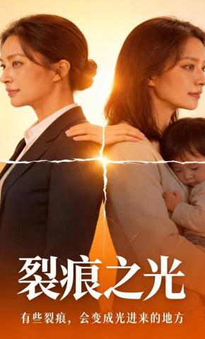 短剧《裂痕之光》海报