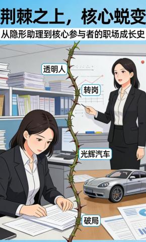 短剧《荆棘之上，核心蜕变》海报