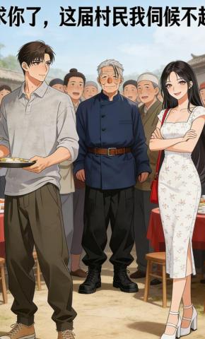 短剧《求你了，这届村民我伺候不起》海报